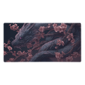 Dragon and cherry blossom design on a dark background.

custom gaming mouse pad
